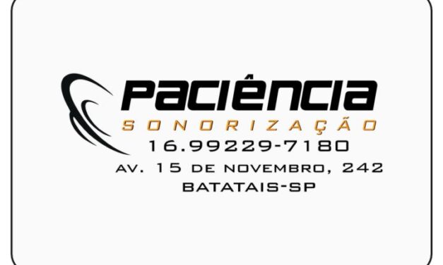 Paciência Sonorização